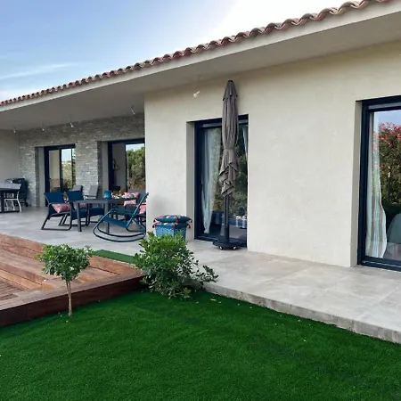 Villa Monte E Mare, Piscine Chauffee, Climatisee A 5 Mn De La De Santa Giulia *