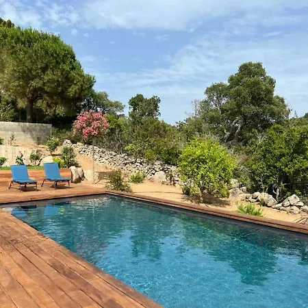Monte E Mare, Piscine Chauffee, Climatisee A 5 Mn De La De Santa Giulia *