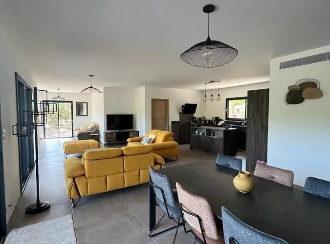 Monte E Mare, Piscine Chauffee, Climatisee A 5 Mn De La De Santa Giulia Villa